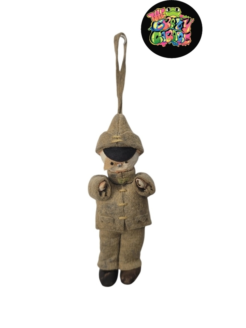 Antique WW1 Austro-Hungarian Child's Soldier Doll Felt Uniform Read Below  RTF